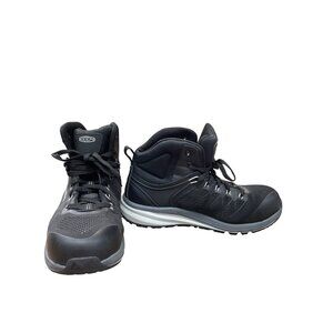 Keen Utility Mens black Carbon Fiber Toe Work Boots Size 11.5D SKU 9134